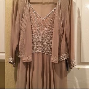 Beaded and sheet formal dress size 10